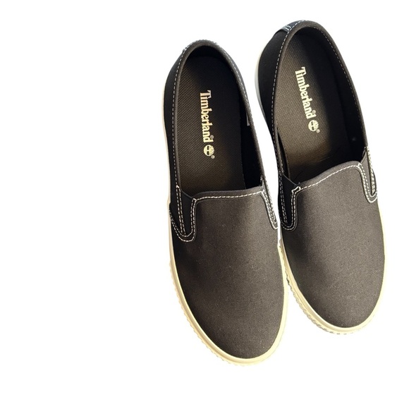 Women’s Timberland Black and White Slip-On Sneakers - Picture 2 of 4